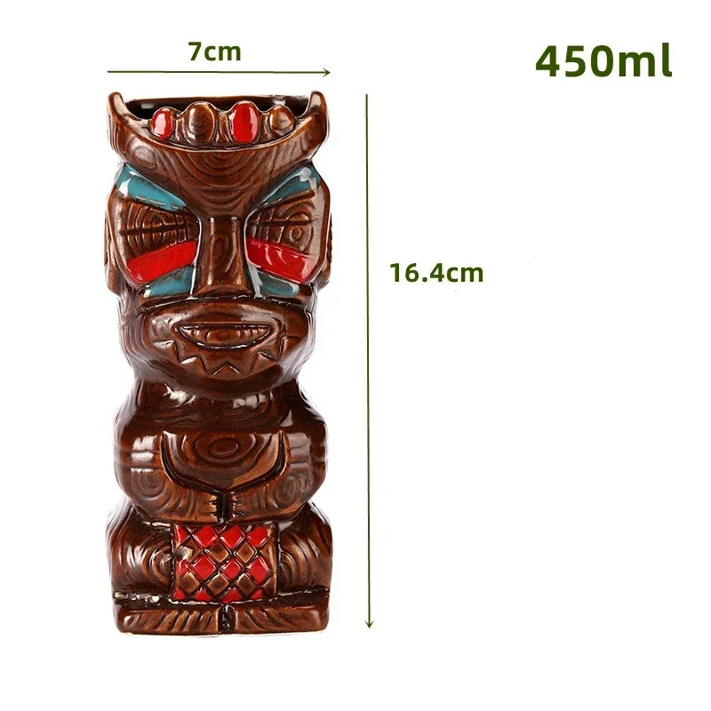 Keramische Tiki-Becher – Amerikanisch Handgemacht – 201-700ml