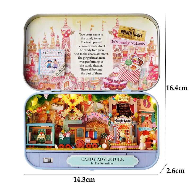 Mini-Puppenhaus – Holz 3D Puzzle – Schlafzimmerdeko