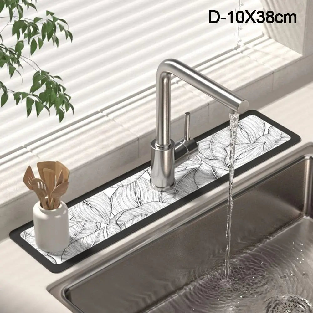 Diatomit Absorptionsmatte – Diatomeenschlamm Design 10x38cm/60cm