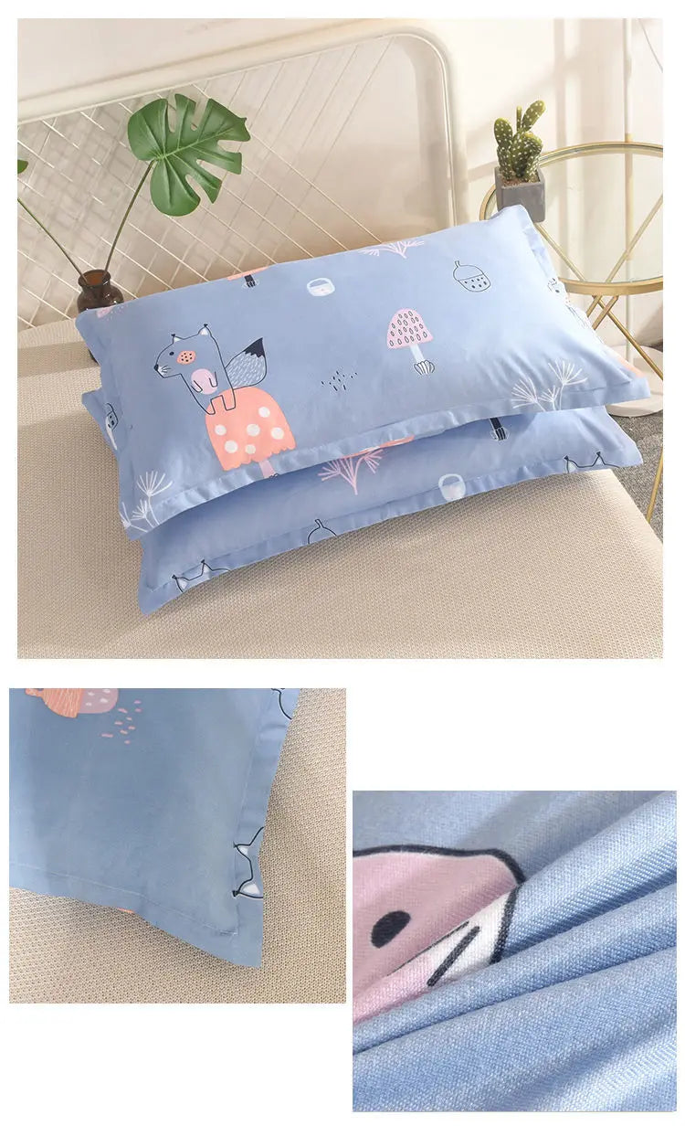 Kissenbezug - Baumwolle Kariert - 48*74 cm für Schlafzimmer