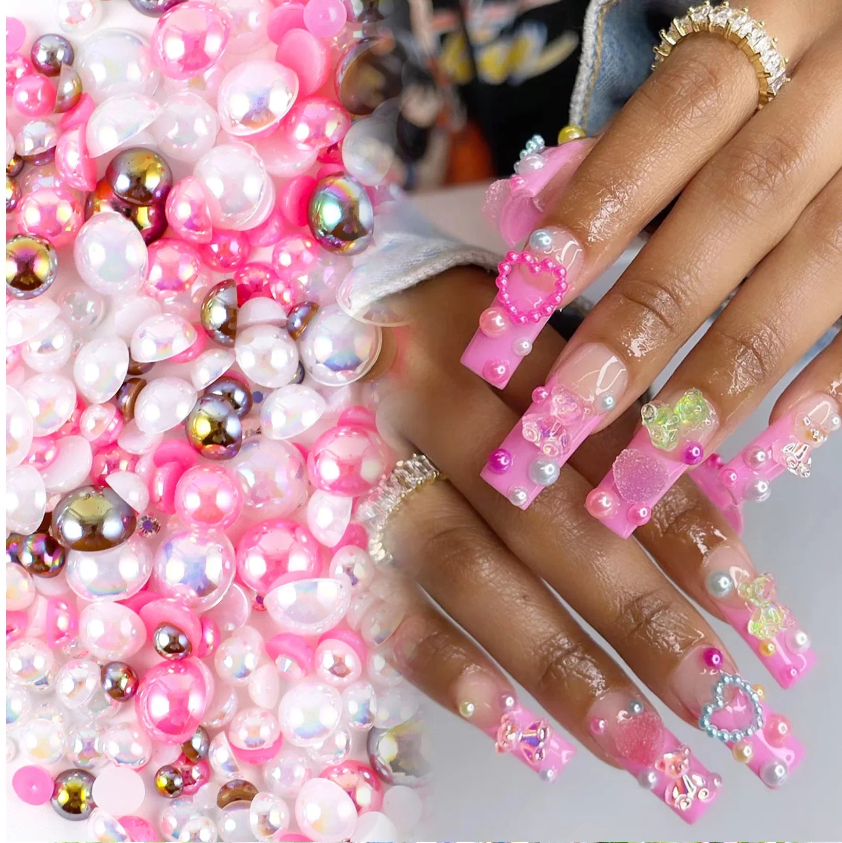 Bunte Harzperlen – Süsser Stil DIY Accessoires