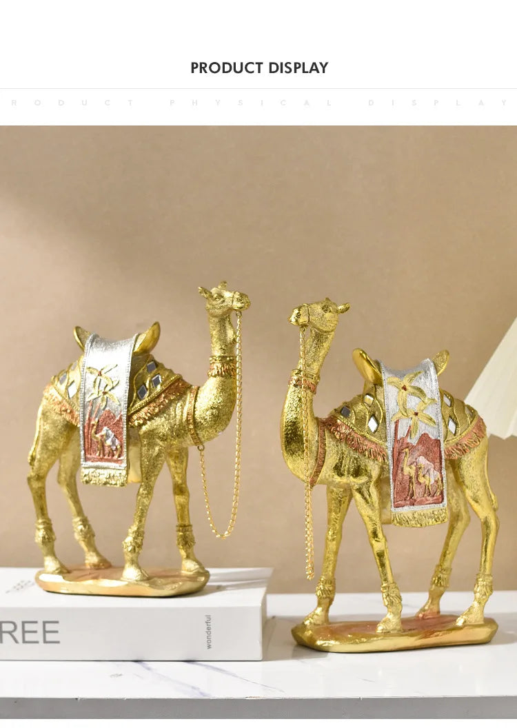 Kamel-Ornamente – Resin-Tierdeko – Klein & Gross