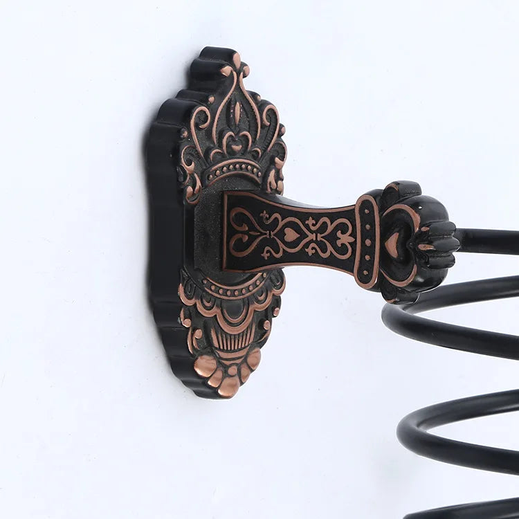 Wandhalterung Föhn – Vintage Aluminium Design