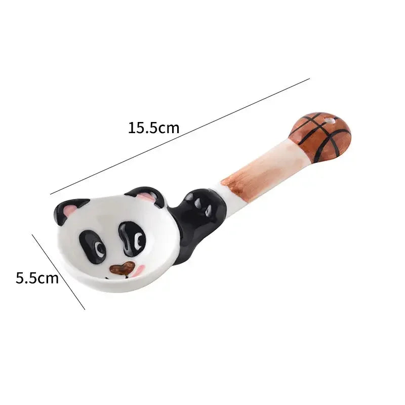 Keramik Dessertlöffel – Niedliches Design – Für Familien