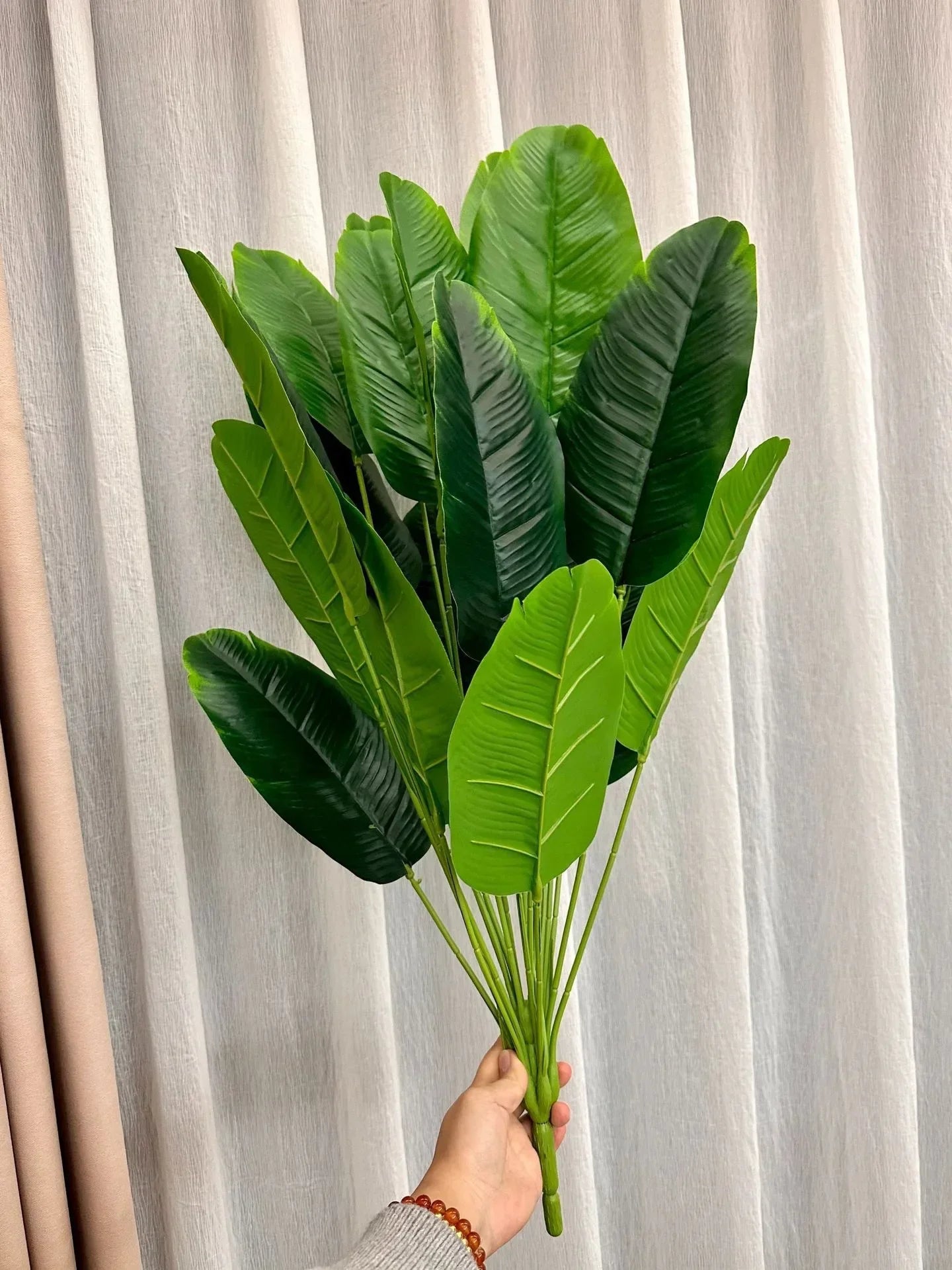 Künstliche Palmblätter – Real Touch – Exotisches Ambiente