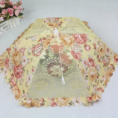 Schirmförmige Speiseabdeckung – Spitze Jacquard – 80 cm Durchmesser