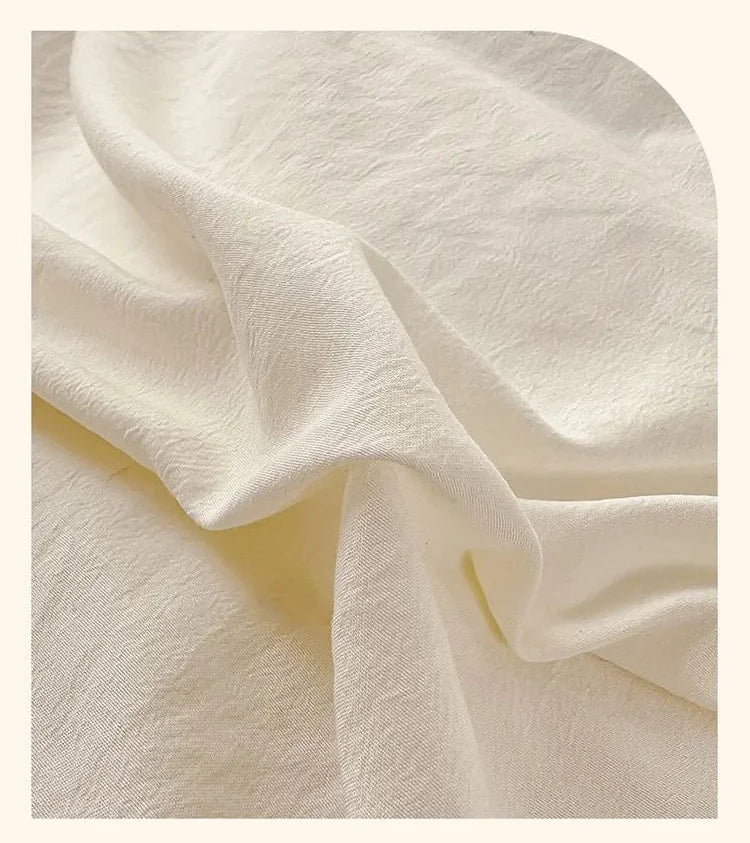 Frühlingsgrünes Bettwäsche-Set – Gebürstet – 5pcs