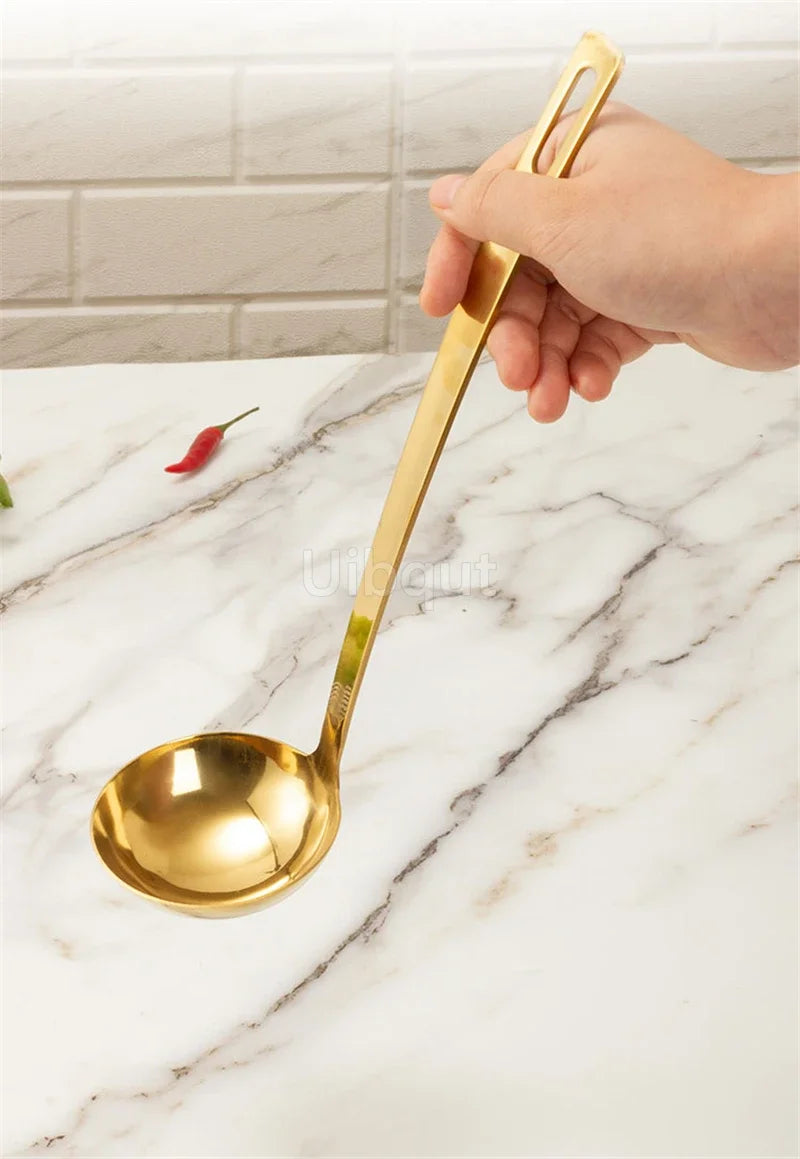 Goldener Besteckhalter – Edelstahl – Küchenerlebnis