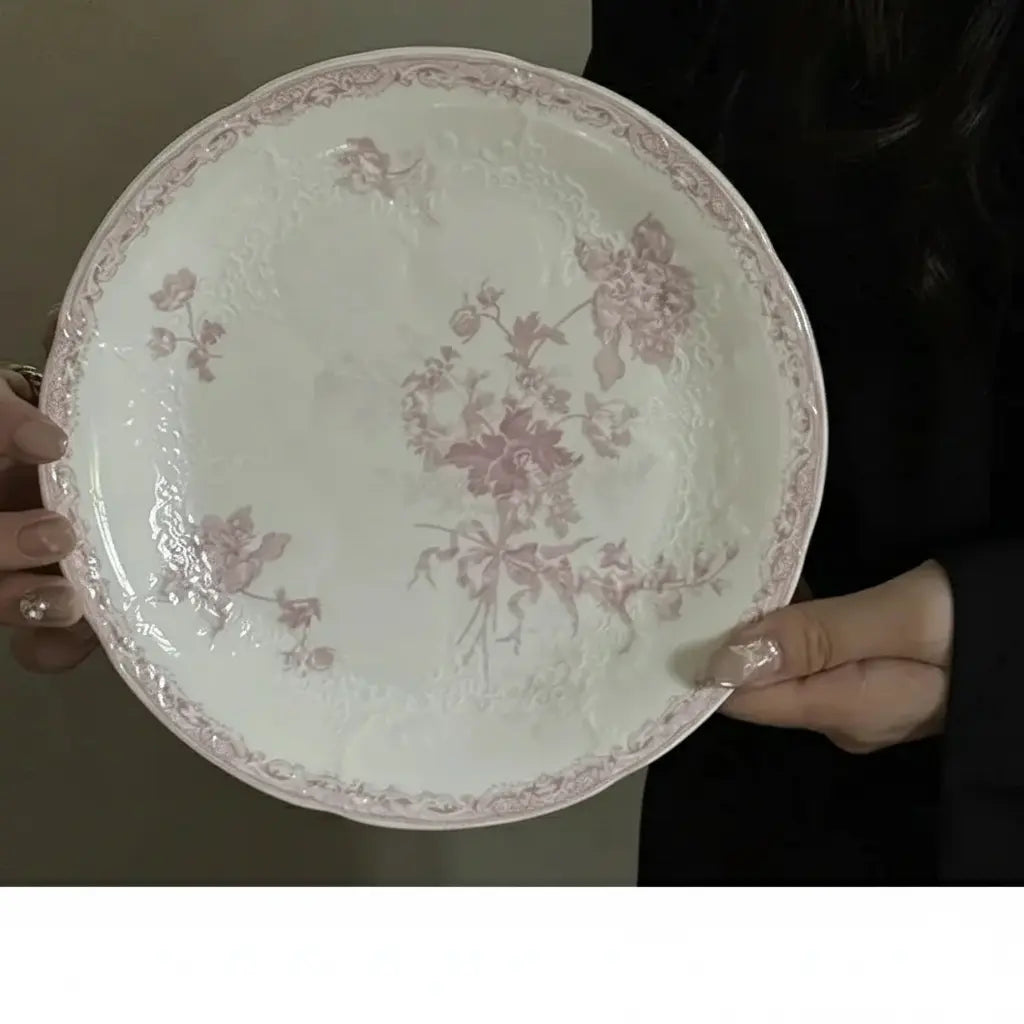 Französisches Keramiktablett – Elegante Esszimmerdeko