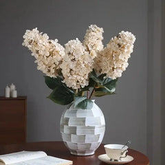 Hortensie Seidenblume – Langer Zweig 83cm – Wohn-Deko