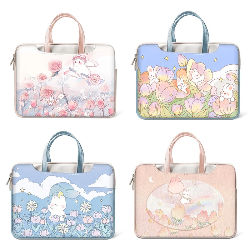Laptop Tasche PU - Multifunktional 12-17" - Wasserdicht