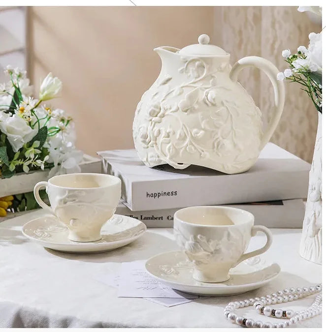 Keramik-Teeset – Porzellan Schwarz Tee – Retro Stil