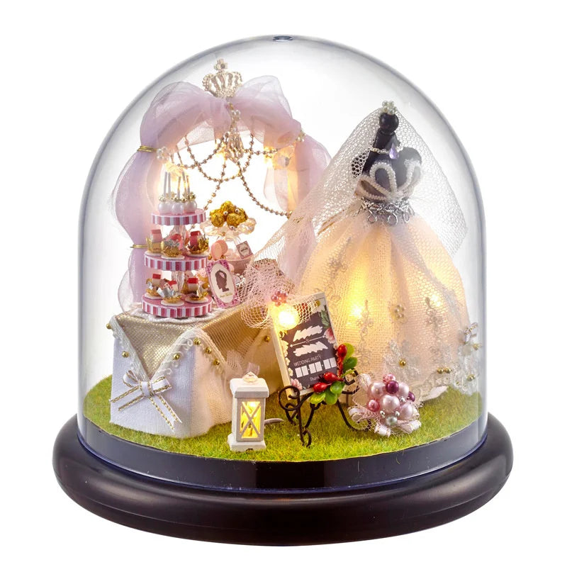 DIY Puppenhaus Bausatz – Handgefertigt Holz – Unisex Geschenk