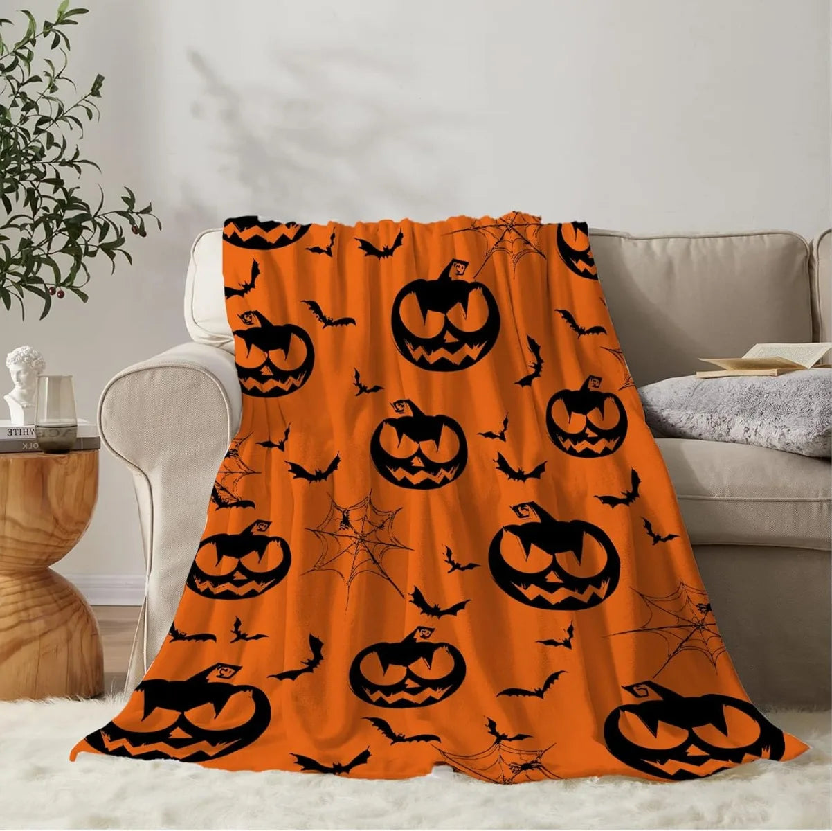 Halloween Geisterdecke – Mikrofaser – 130x150cm