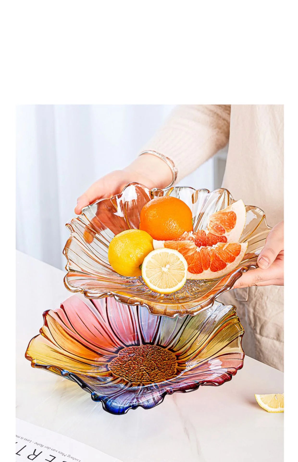 Obstteller – Nordisches Glas – 10 Zoll