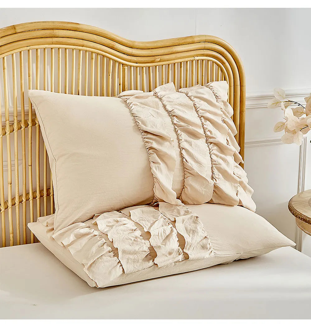 Bettdeckenbezug Set – Rüschen-Prinzessin – Verschiedene Grössen