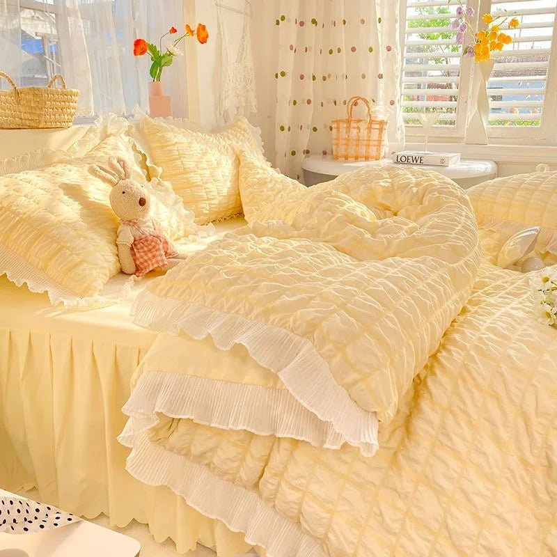 Bettrock Set – Einfaches Baumwoll-Design – 1.5m bis 2.0m Grösse