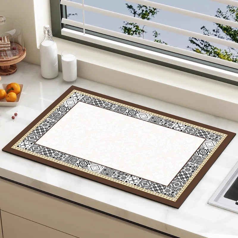 Trocknungsmatte - Diatomeen-Schlamm - Verschiedene Grössen/Unifarben