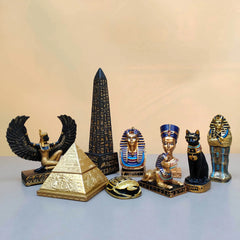 Ägyptische Pharaonenstatue - Harz Design - 12cm Mumie