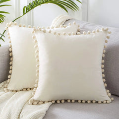 Samt-Kissenbezug – Nordic Design, 45×45 cm