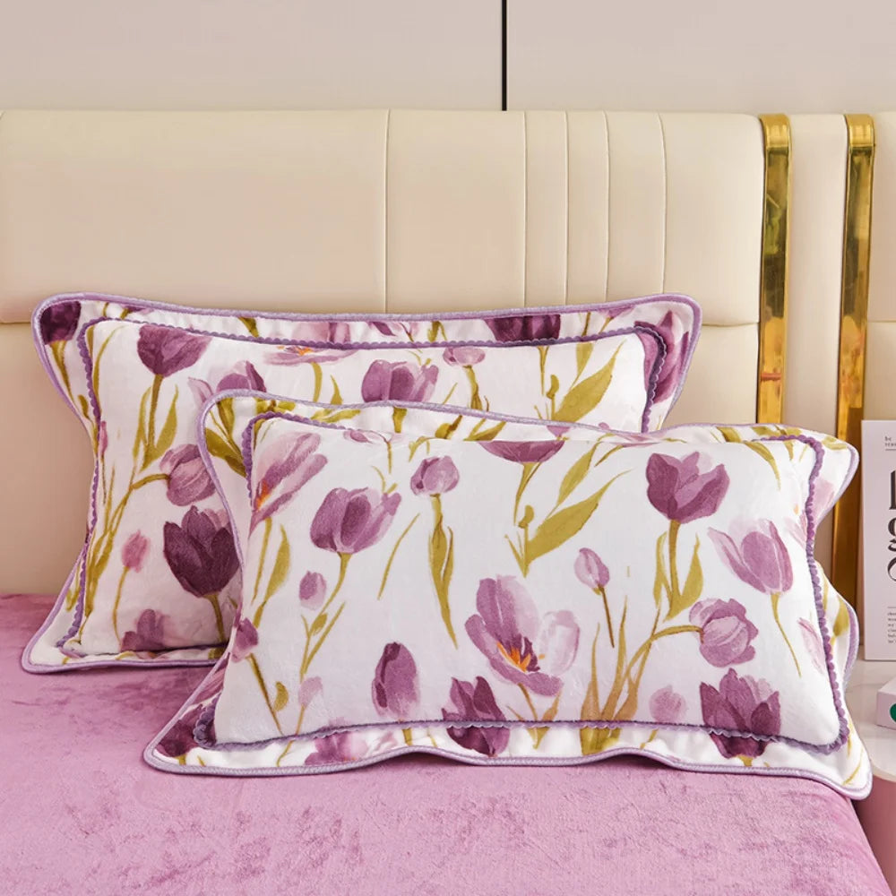 Milchvelours Bettset – Luxuriöses Fleece – Verschiedene Grössen