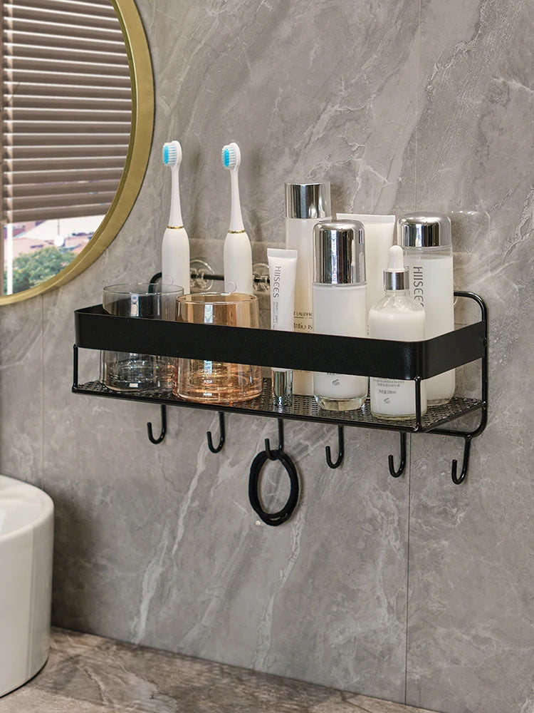 Goldenes Badezimmerregal – Eisen Wandmontage – 42cm