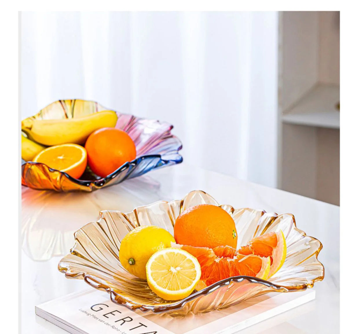 Obstteller – Nordisches Glas – 10 Zoll