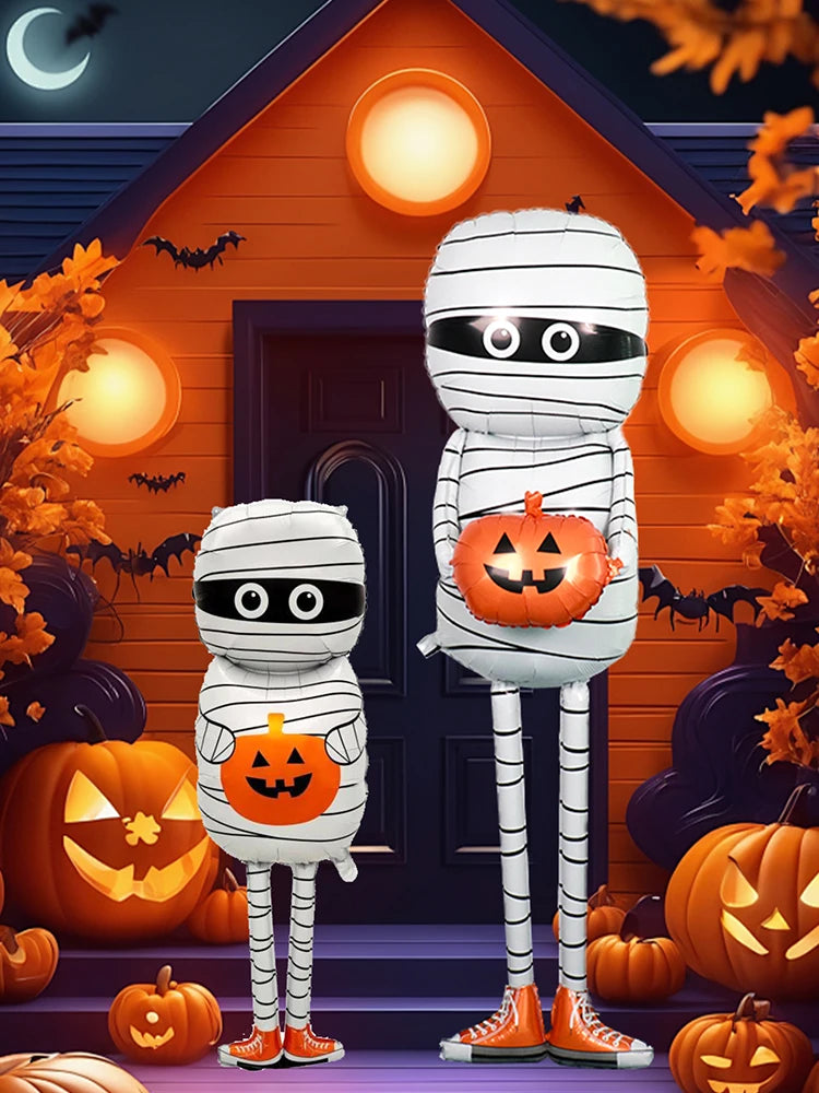 Halloween Mumienballon – Folien-Design – Partydeko