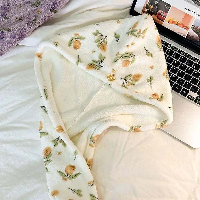 Schnell Trocknendes Haartuch – 100% Baumwolle – 25x65cm