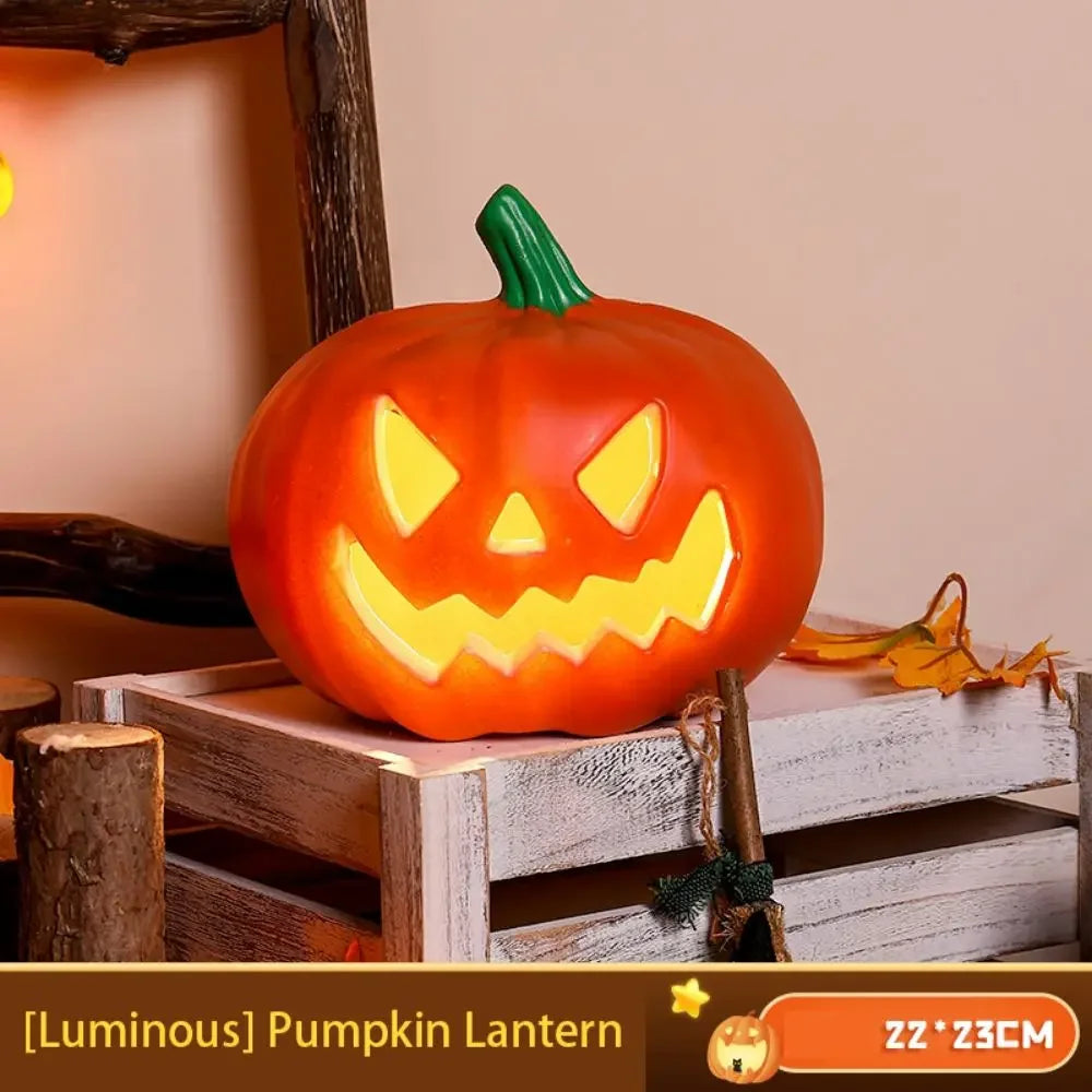 Halloween Kürbislampe – Leuchtendes Design – Dekoration für Draussen