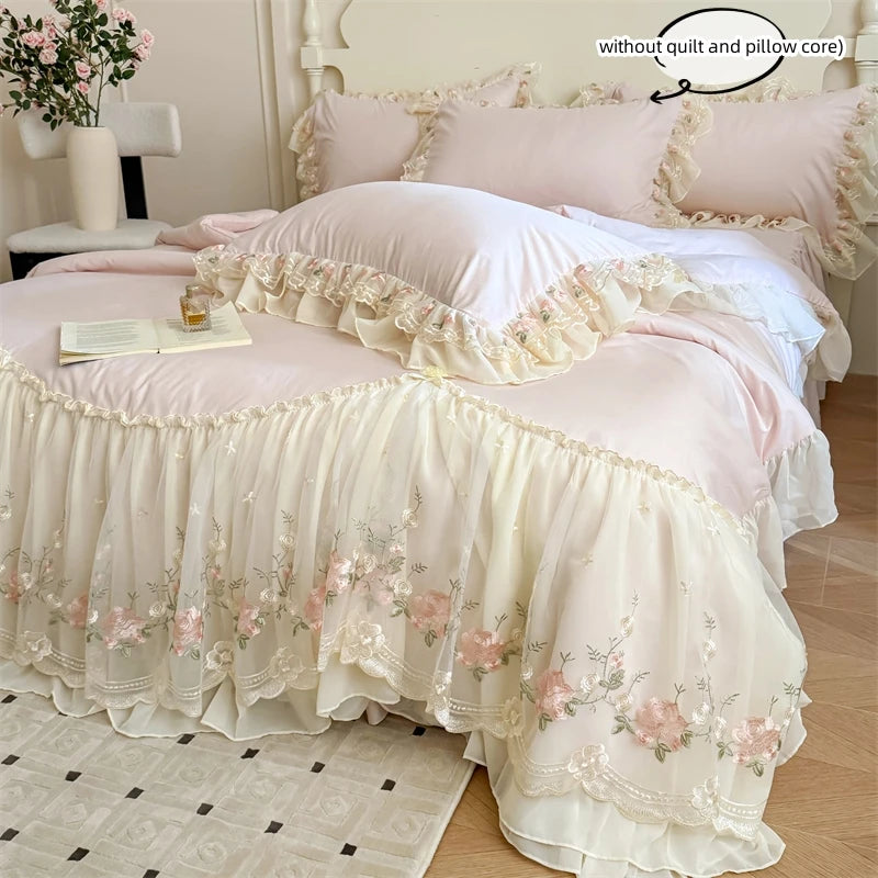 Bettwäsche-Set – Koreanischer Stil Polyester – Nordamerika
