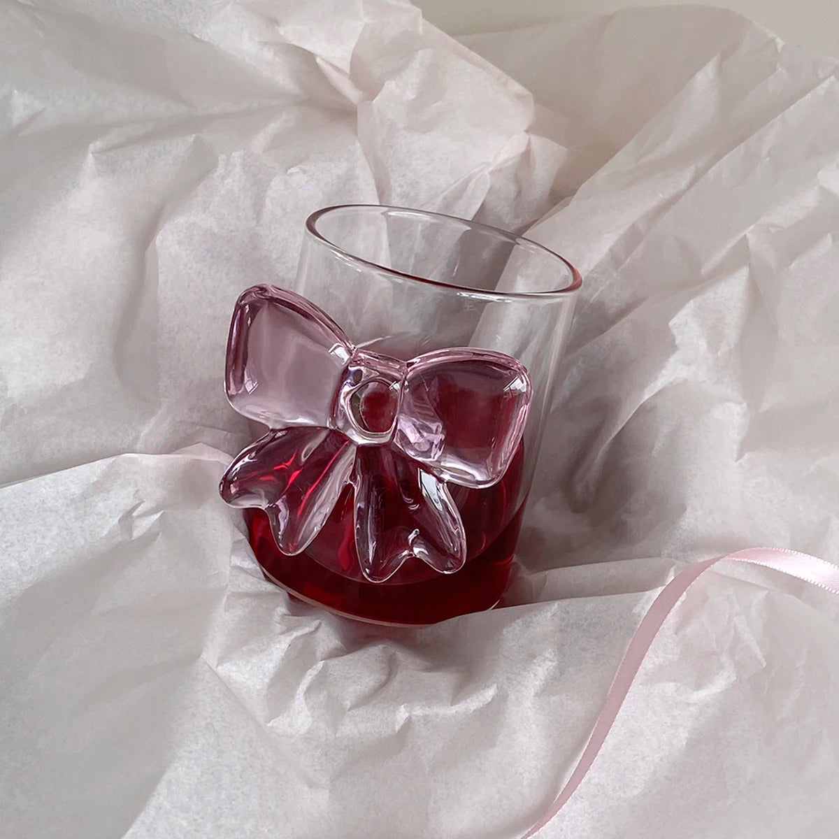 Glas Bow Tie Becher – Handgemacht & Einfach – 301-400ml