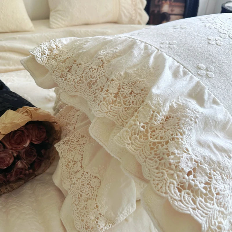 Französischer Prinzessin Samt Bettwäsche – Vintage Charme