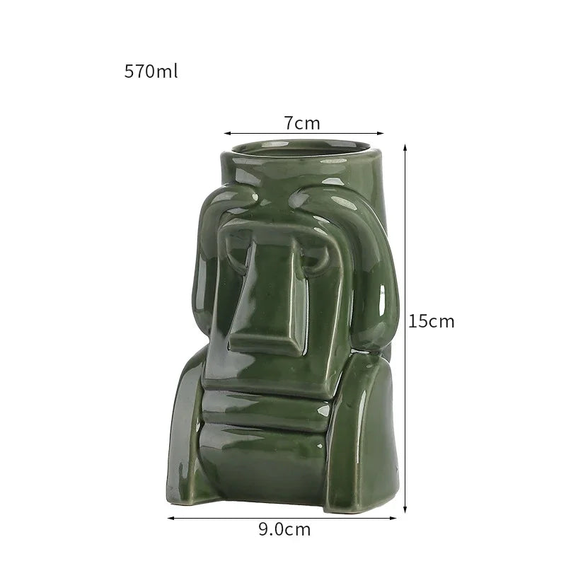 Keramische Tiki-Becher – Amerikanisch Handgemacht – 201-700ml