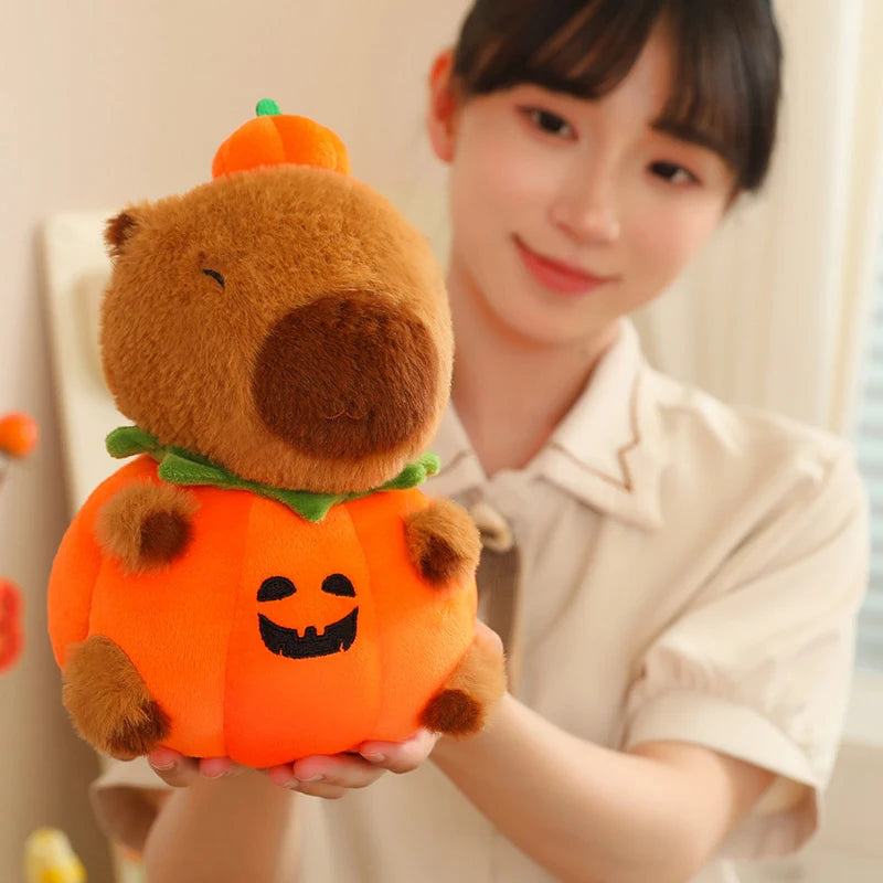 Capybara Plüschtier – Baumwoll Halloween Kissen – 25-60cm