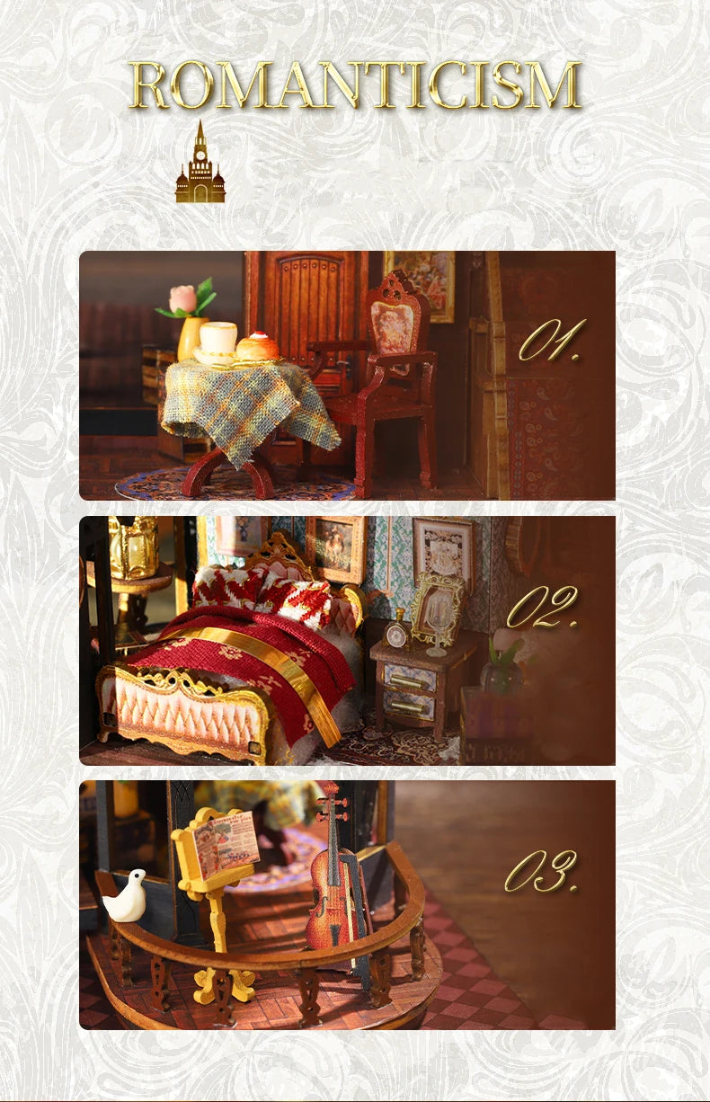 DIY Puppenhaus – Holzmodell – Edinburgh Castle Design