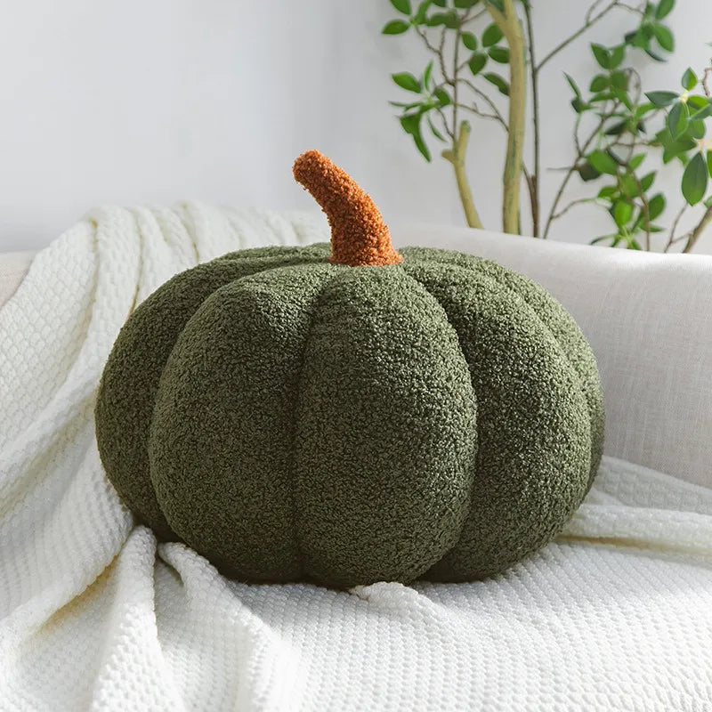 Dekoratives Kürbiskissen – Landhausstil – 35cm