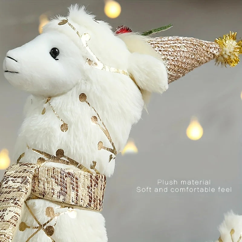 Alpaka Weihnachtsdekoration - Textile Design - 45cm/38cm