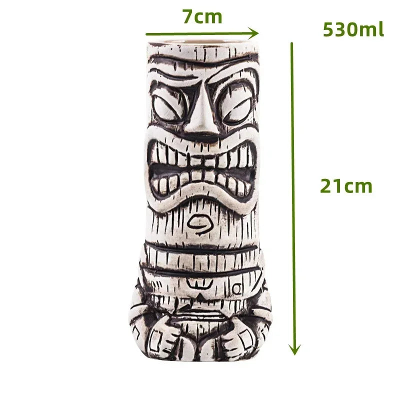 Keramische Tiki-Becher – Amerikanisch Handgemacht – 201-700ml