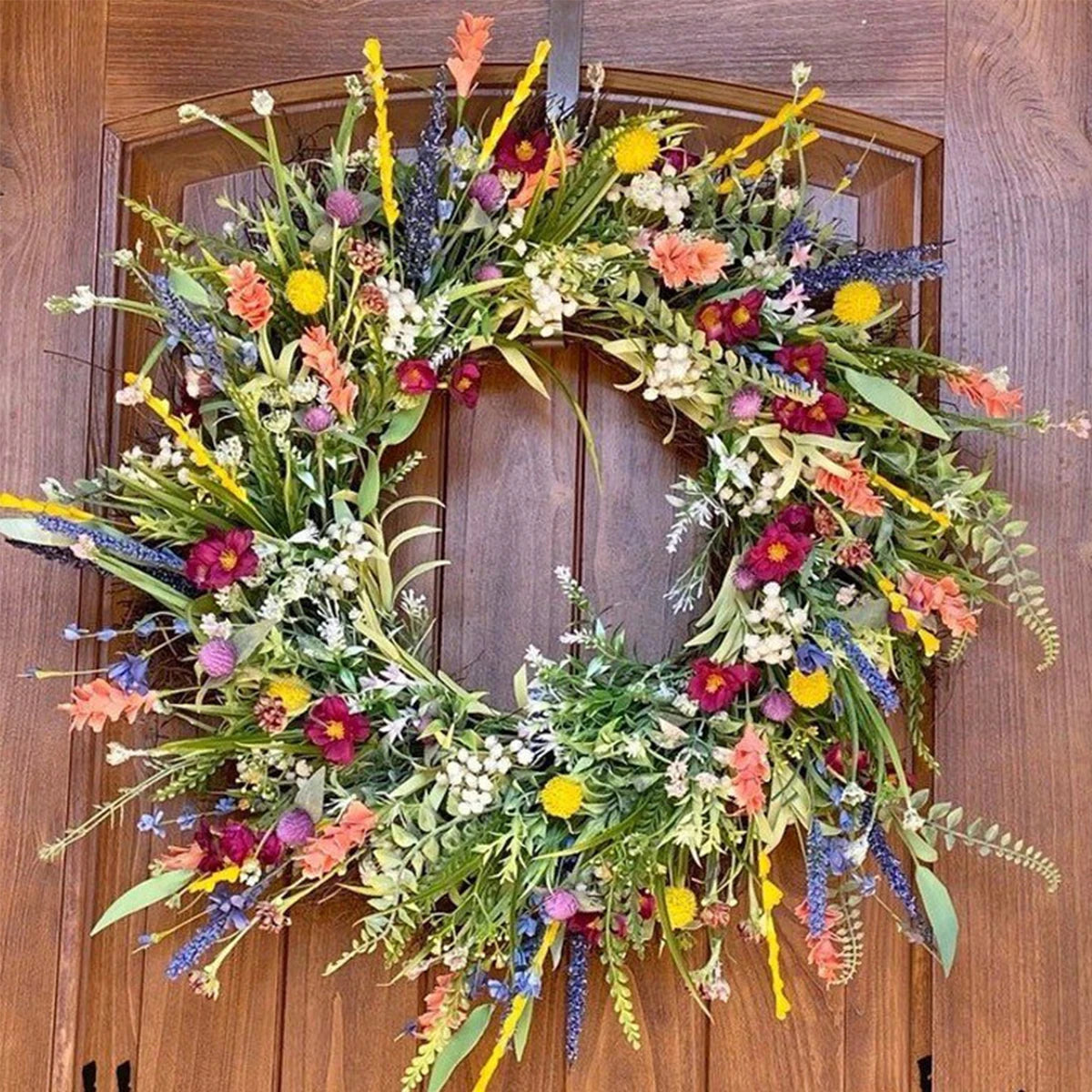 Frühlings-Wildblumenkranz – Floral 40-50cm