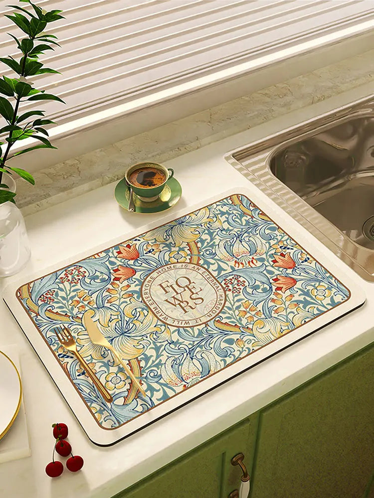 Schnell trocknende Matten – Diatom Mud Stil – 40x50 cm