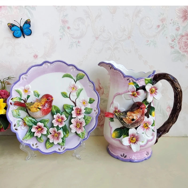 Dekorative Vase – Pastoral Keramikdesign – Tischakzent