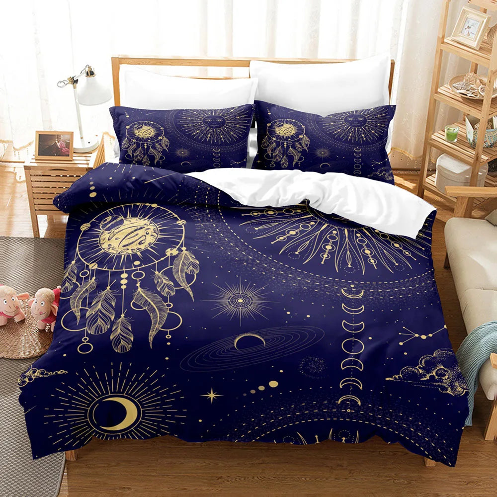Dreamcatcher Bettwäsche – 3D Vintage Design – 1.8m Polyester