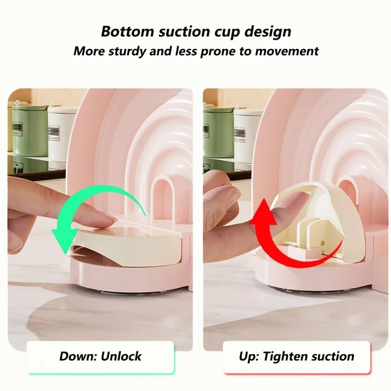 Besteck- & Topfdeckelhalter – ABS Multi-Funktion, 20x13.5x11cm