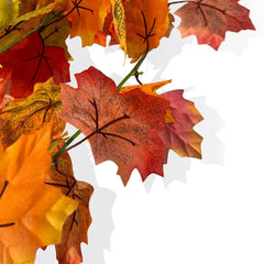 Ahornblätter Girlande – Lebendige Herbstfarben – 200CM