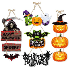 Halloween Türanhänger – Papierdeko – Charmanter Festlicher Touch