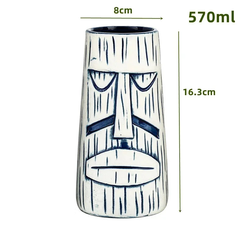 Keramische Tiki-Becher – Amerikanisch Handgemacht – 201-700ml