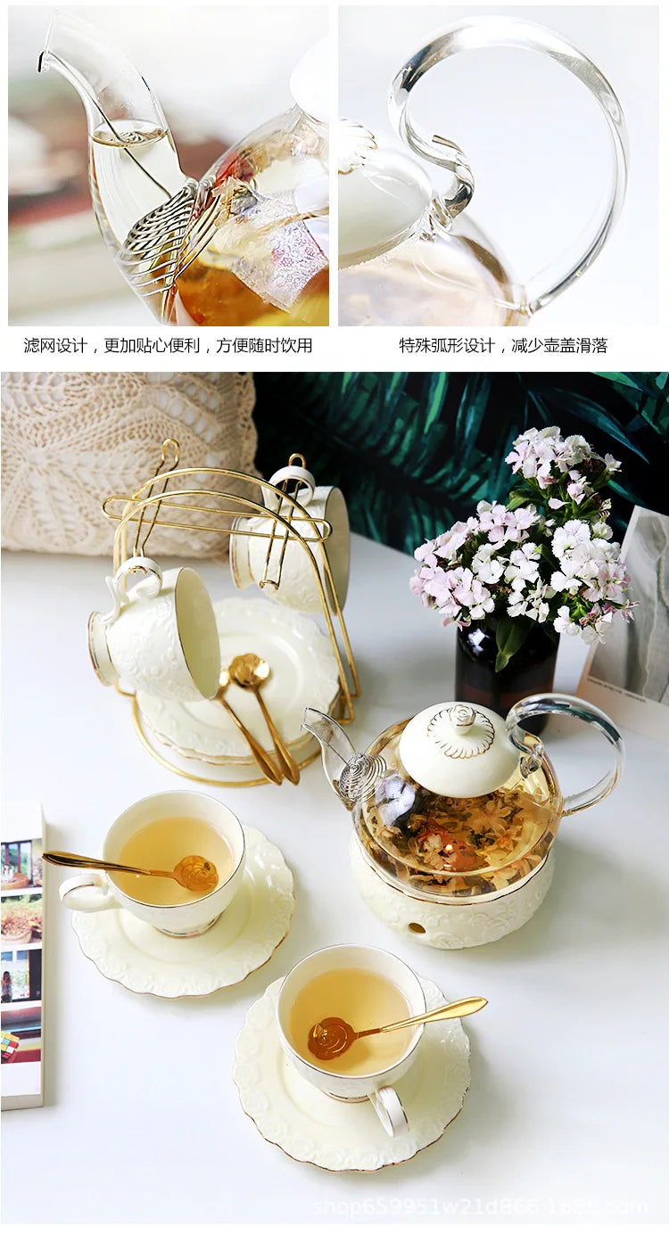 Luxus Glas-Teeset – Modernes Design 600 ml