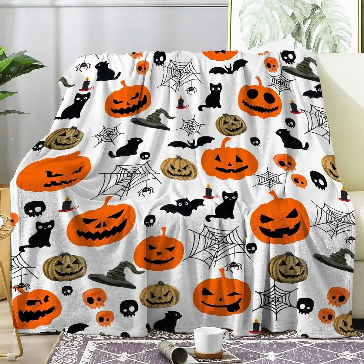 Halloween Geisterdecke – Mikrofaser – 130x150cm