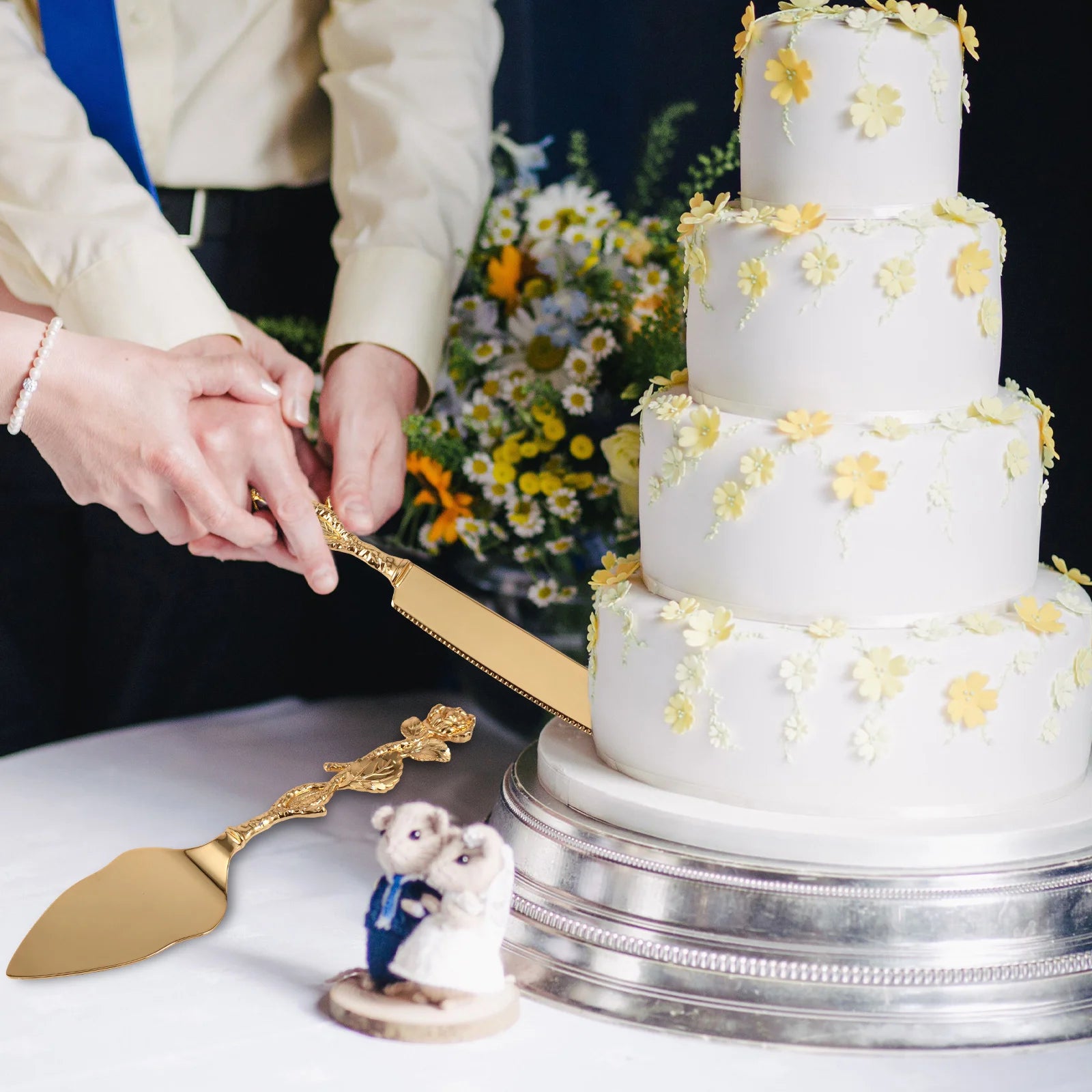 Kuchentools – Gold Retro Zinklegierung – Hochzeiten & Partys